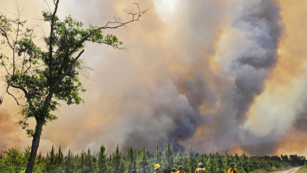 Georgia Wildfire Destroy Over 120 Homes in Minutes